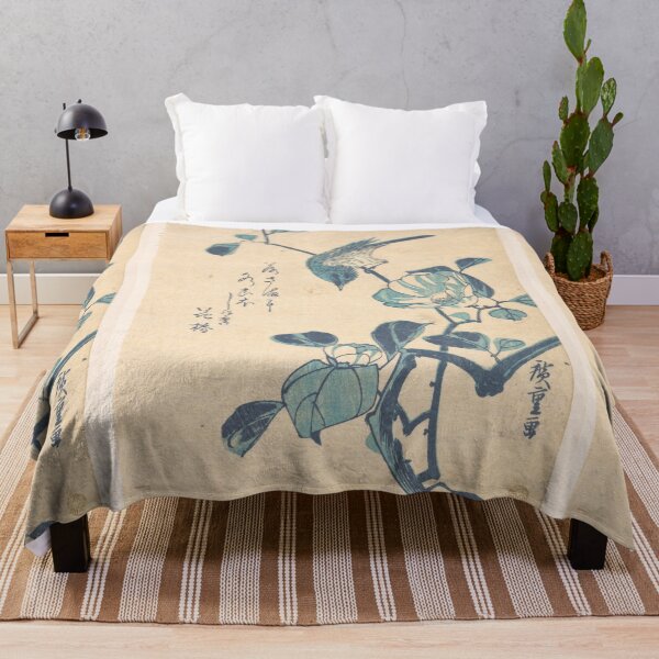 Item preview, Utagawa Hiroshige Camellia and Bird designed and sold by TeeARTHY.