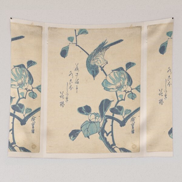 Item preview, Utagawa Hiroshige Camellia and Bird designed and sold by TeeARTHY.
