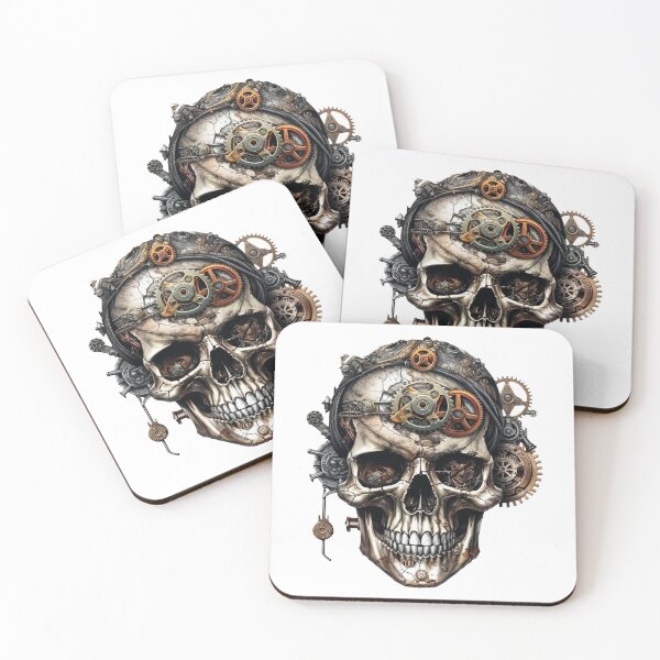 Item preview, Steampunk-themed skull. designed and sold by Patrick Brodeur.