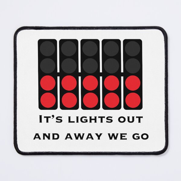 Item preview, F1 It's lights out and away we go designed and sold by jessi2301.