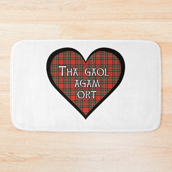 Item preview, Royal Stewart tartan heart "Tha gaol Agam ort" designed and sold by KyttsyKrafts.