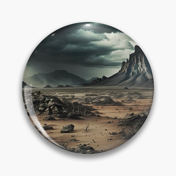 Item preview, Gloomy Barren Desert Landscape designed and sold by PenguinRecipe.
