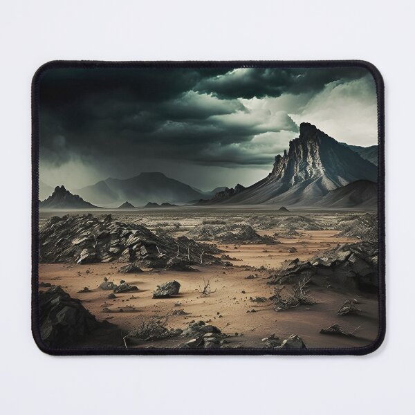 Item preview, Gloomy Barren Desert Landscape designed and sold by PenguinRecipe.