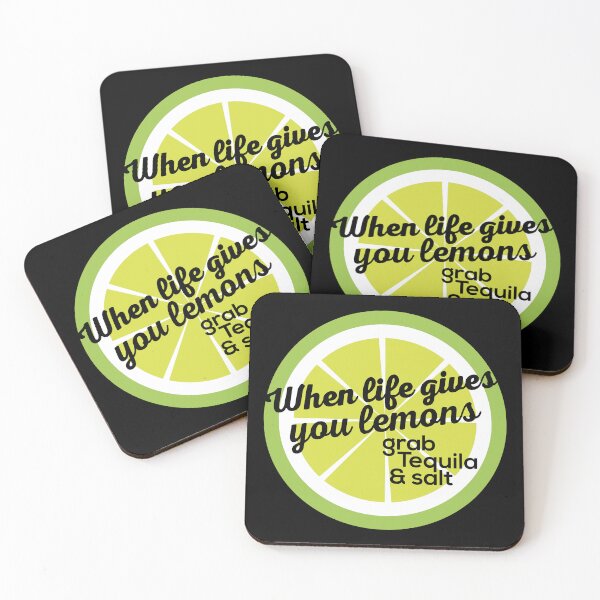 Item preview, When life gives you lemons grab tequila & salt designed and sold by Tobe Fonseca®.