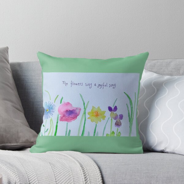 Artikelvorschau, Etegami Joyful Flowers Loses Aquarell entworfen und verkauft von EtegamiJourney.