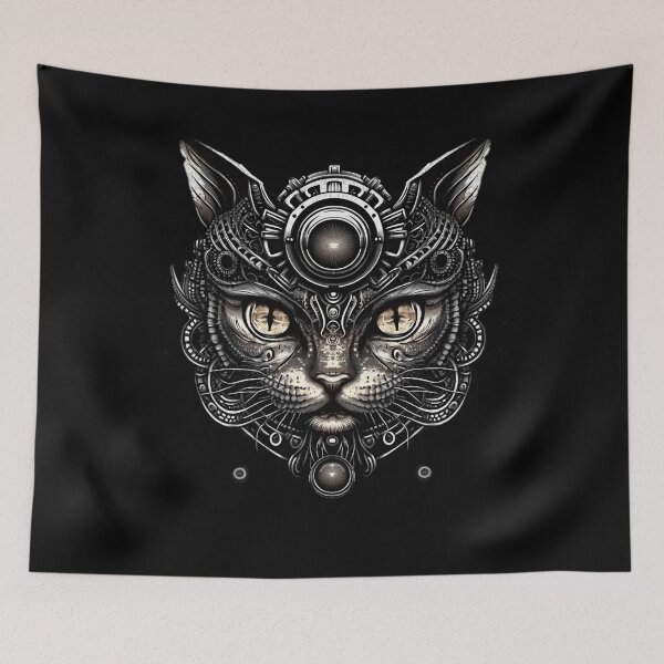 Item preview, Steampunk Cat designed and sold by Meliafroggy.