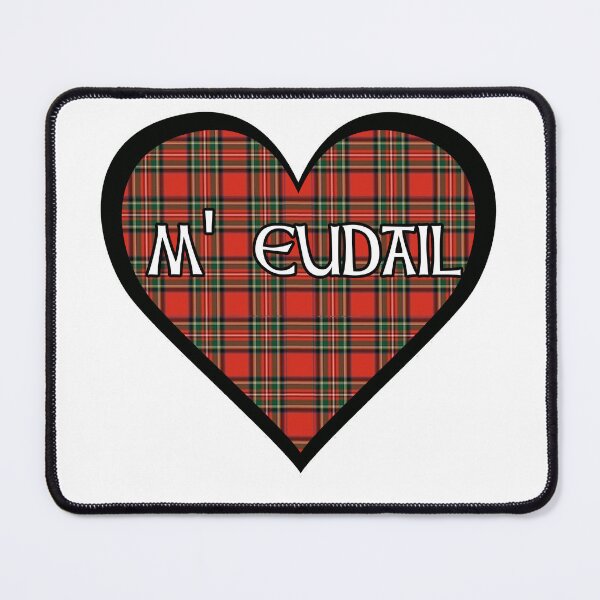 Item preview, Royal Stewart tartan heart "my darling" in Gaelic "m' eudail" designed and sold by KyttsyKrafts.