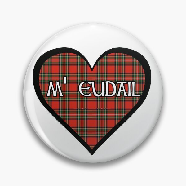 Item preview, Royal Stewart tartan heart "my darling" in Gaelic "m' eudail" designed and sold by KyttsyKrafts.