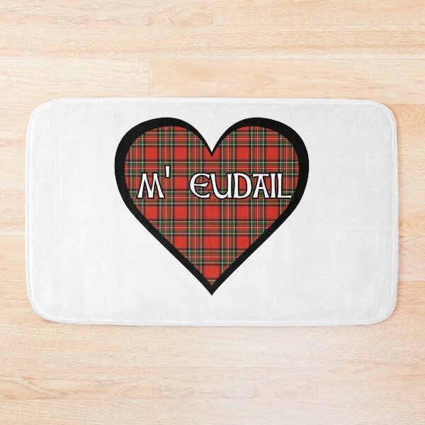 Item preview, Royal Stewart tartan heart "my darling" in Gaelic "m' eudail" designed and sold by KyttsyKrafts.