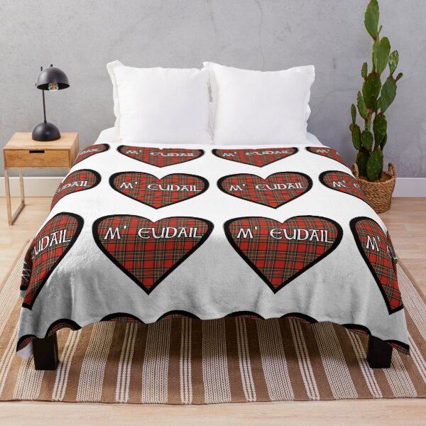 Item preview, Royal Stewart tartan heart "my darling" in Gaelic "m' eudail" designed and sold by KyttsyKrafts.