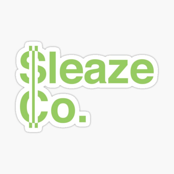 SleazeCo Mug Sticker
