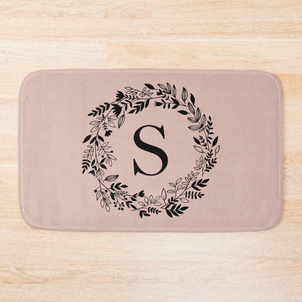 Item preview, Letter S with Floral Wreath - Initial S - Monogram Art designed and sold by thelustrous.