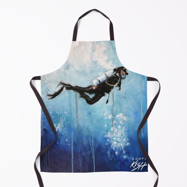 Item preview, Scuba Diver Painting by Scott Kish designed and sold by Scott Kish.