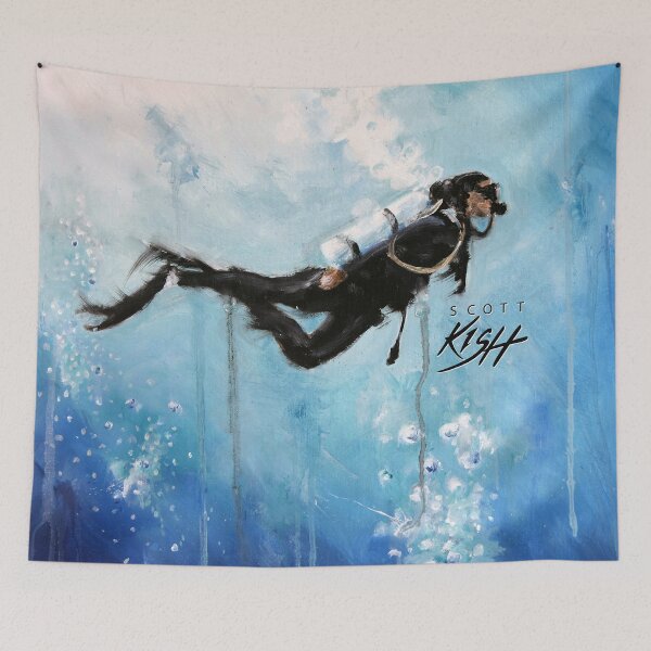 Item preview, Scuba Diver Painting by Scott Kish designed and sold by Scott Kish.