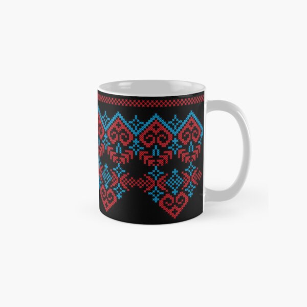 Item preview, Palestinian Jordanian Traditional Realistic Tatreez Embroidery Art Design #1 - red designed and sold by Chadi Bahij.