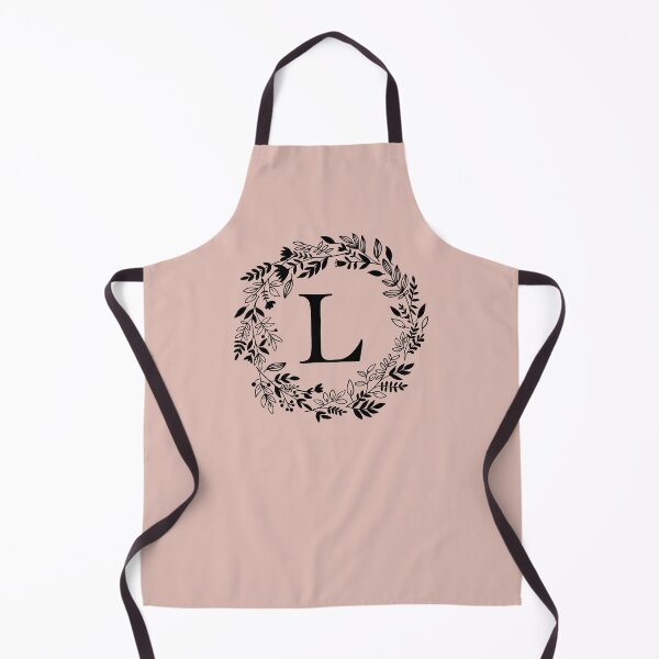 Item preview, Letter L with Floral Wreath - Initial L- Monogram Art designed and sold by thelustrous.