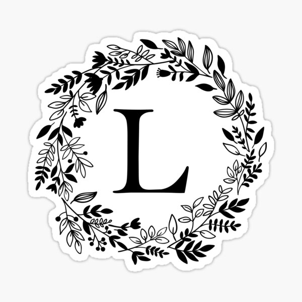 L - the Letter Sticker for Sale by shirtchef