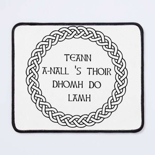 Item preview, Scottish Gaelic Phrase - Come let's wander hand in hand designed and sold by KyttsyKrafts.