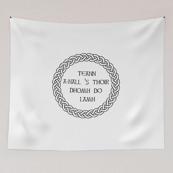 Item preview, Scottish Gaelic Phrase - Come let's wander hand in hand designed and sold by KyttsyKrafts.