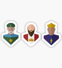 Pegatina Los Tres Reyes Magos