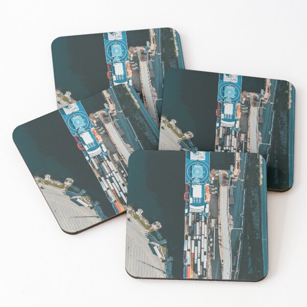 Item preview, Aerial photograph of a ferry in Newfoundland designed and sold by erikallen920.
