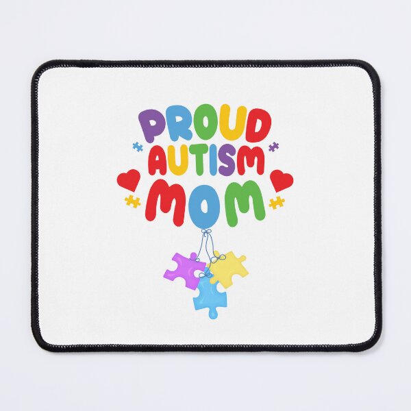 Item preview, World Autism Awareness Day April 2nd, ‘Proud Autism Mom’, autism awareness quotes and gifts designed and sold by haRexia.