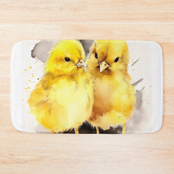 Item preview, Watercolor wash Easter chicks designed and sold by Matt's Artificial Nature.