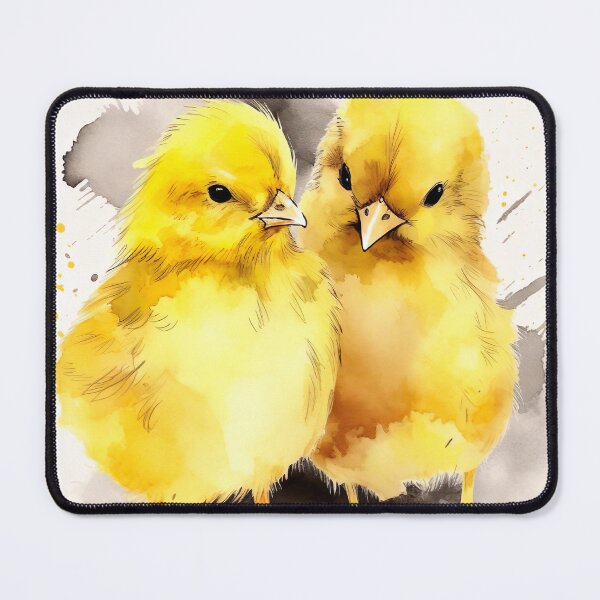 Item preview, Watercolor wash Easter chicks designed and sold by Matt's Artificial Nature.