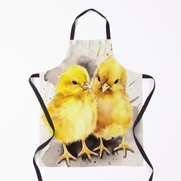 Item preview, Watercolor wash Easter chicks designed and sold by Matt's Artificial Nature.