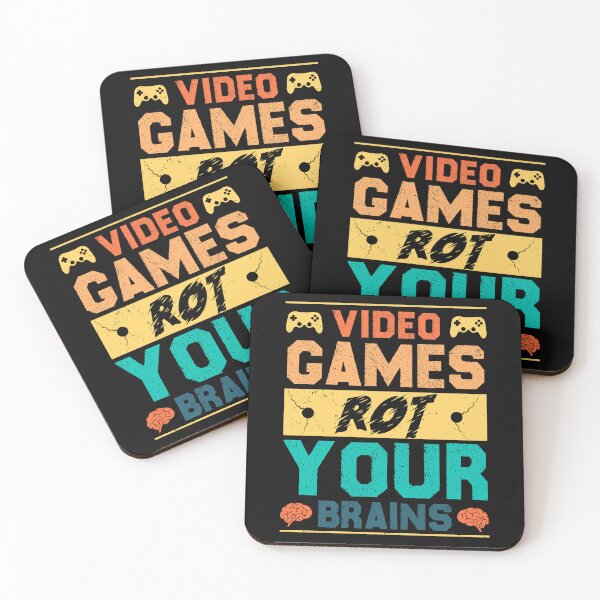 Item preview, Video Games Rot Your Brains Vintage Gaming Lover  designed and sold by ZETTIF ⭐⭐⭐⭐⭐.