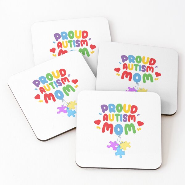 Item preview, World Autism Awareness Day April 2nd, ‘Proud Autism Mom’, autism awareness quotes and gifts designed and sold by haRexia.