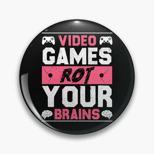 Item preview, Video Games Rot Your Brains Retro Technology Lover  designed and sold by ZETTIF ⭐⭐⭐⭐⭐.