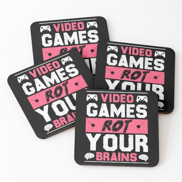 Item preview, Video Games Rot Your Brains Retro Technology Lover  designed and sold by ZETTIF ⭐⭐⭐⭐⭐.