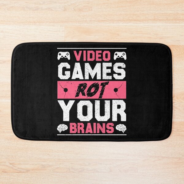 Item preview, Video Games Rot Your Brains Retro Technology Lover  designed and sold by ZETTIF ⭐⭐⭐⭐⭐.