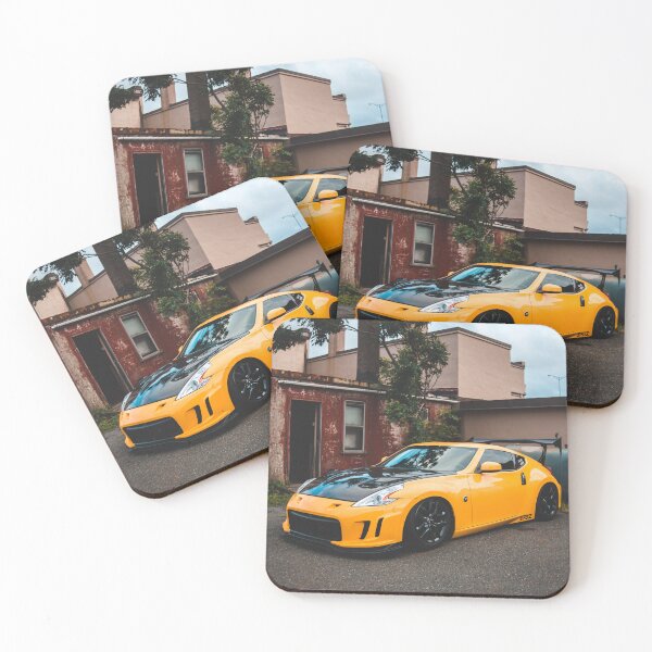 Item preview, yellow Nissan 370z tuner car designed and sold by erikallen920.
