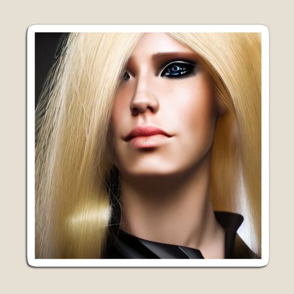 Aperçu de l'œuvre La fille aux yeux cybernétiques créée et vendue par NokenaDesign.