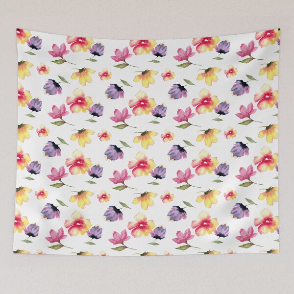 Item preview, Spring Flowers - Floral Watercolor Pattern designed and sold by papierquarell.