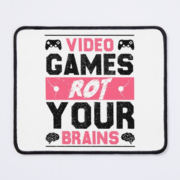 Item preview, Vintage Video Games Rot Your Brains Funny Computer Games Lover  designed and sold by ZETTIF ⭐⭐⭐⭐⭐.