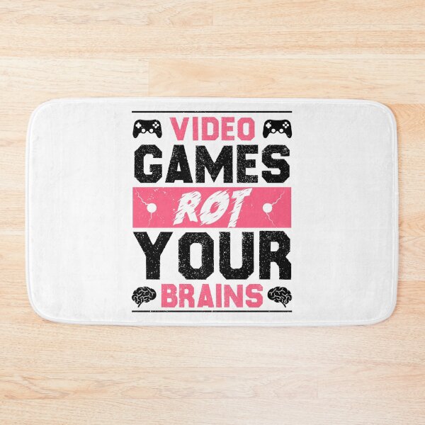 Item preview, Vintage Video Games Rot Your Brains Funny Computer Games Lover  designed and sold by ZETTIF ⭐⭐⭐⭐⭐.