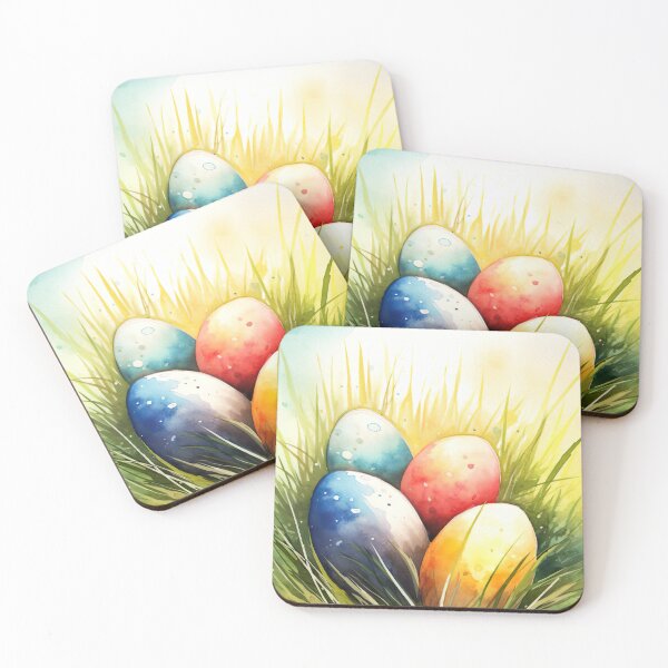 Item preview, Watercolor wash Easter eggs designed and sold by Matt's Artificial Nature.