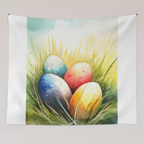 Item preview, Watercolor wash Easter eggs designed and sold by Matt's Artificial Nature.