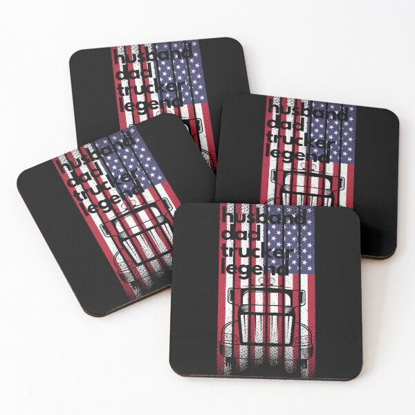 Item preview, Husband Dad Trucker Legend For Dad To Day fathers day gifts american flag  designed and sold by VectorPower.