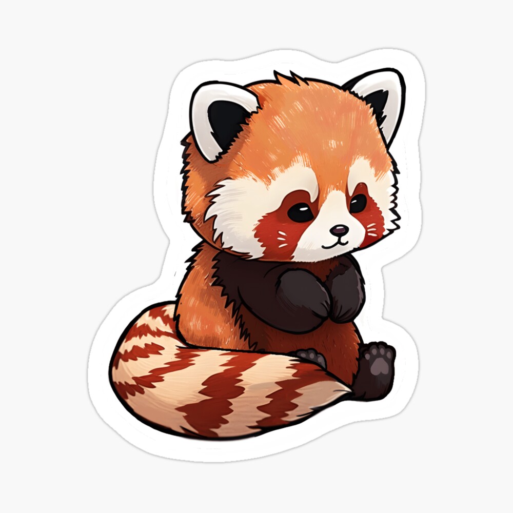 Cute red panda