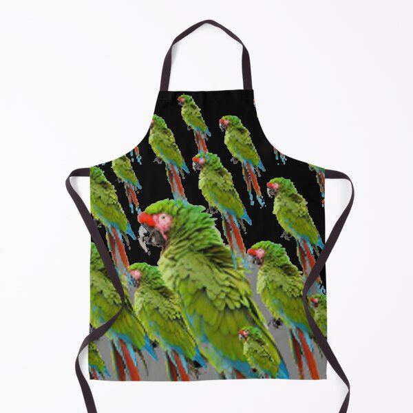 Item preview, GREEN MACAW PATTERNS ABSTRACT BLACK ART designed and sold by sharlesart.