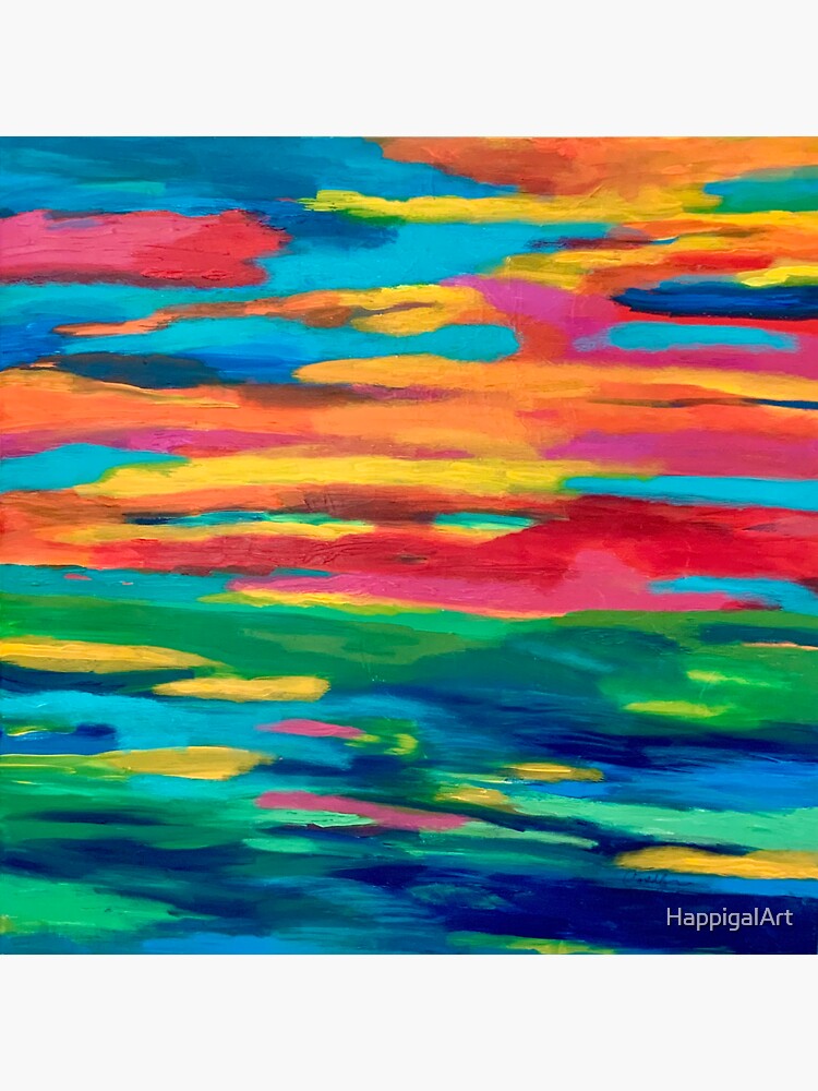 Thumbnail 3 of 3, Sticker, Sea Oaks Sunset designed and sold by HappigalArt.