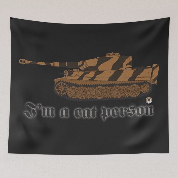 Item preview, Im a cat person Panzer 6 Tiger tank color version designed and sold by FAawRay.