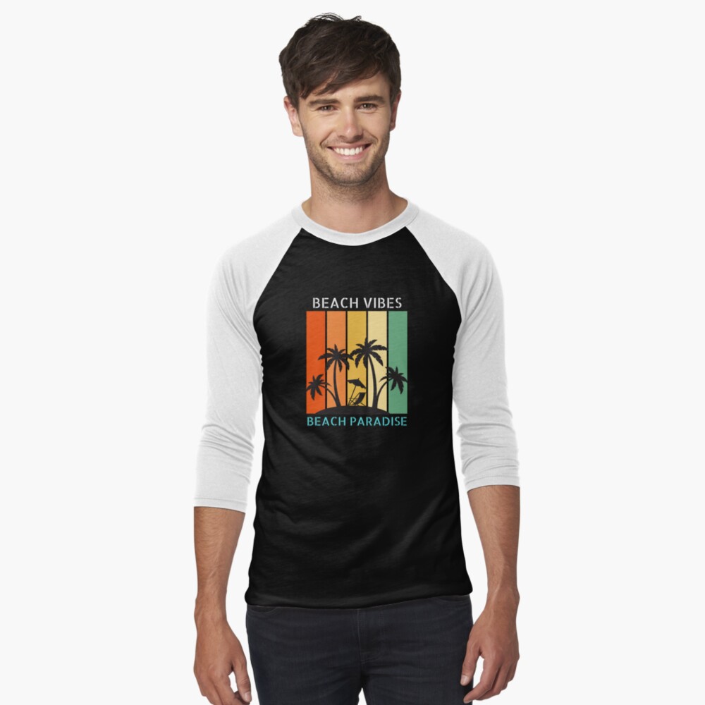 Aperçu de l'œuvre T-shirt baseball manches ¾ créée et vendue par merchbyzakariy.
