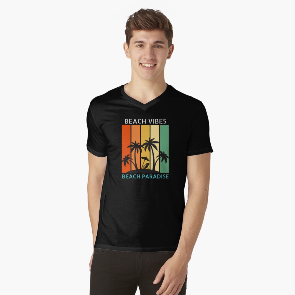 Aperçu de l'œuvre T-shirt col V créée et vendue par merchbyzakariy.