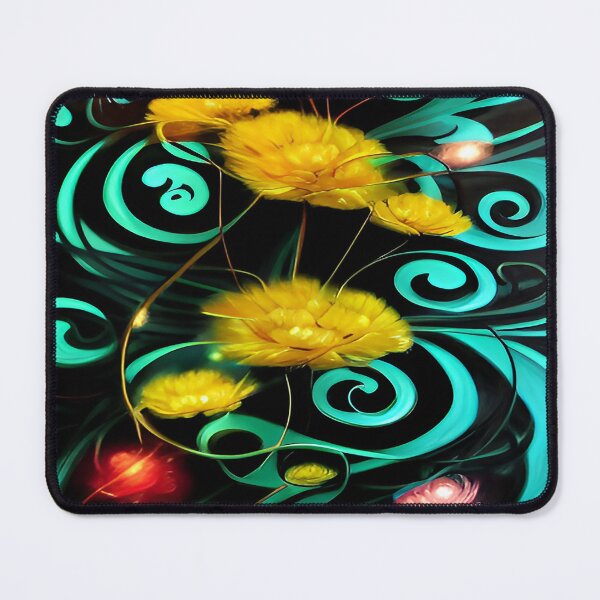 Item preview, Twirls and Swirls of Whisps of Stems and Yellow Flower designed and sold by deniselynnimage.