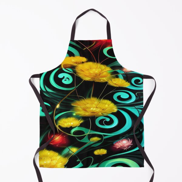 Item preview, Twirls and Swirls of Whisps of Stems and Yellow Flower designed and sold by deniselynnimage.